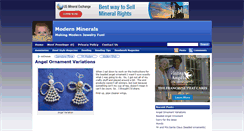 Desktop Screenshot of modernminerals.com