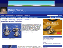 Tablet Screenshot of modernminerals.com